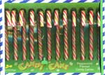 CANDY CANES - R�DE/GR�NNE/HVITE 12 stk